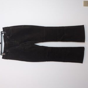 Lands' End Brown Mid Rise Boot Cut Corduroy Pants